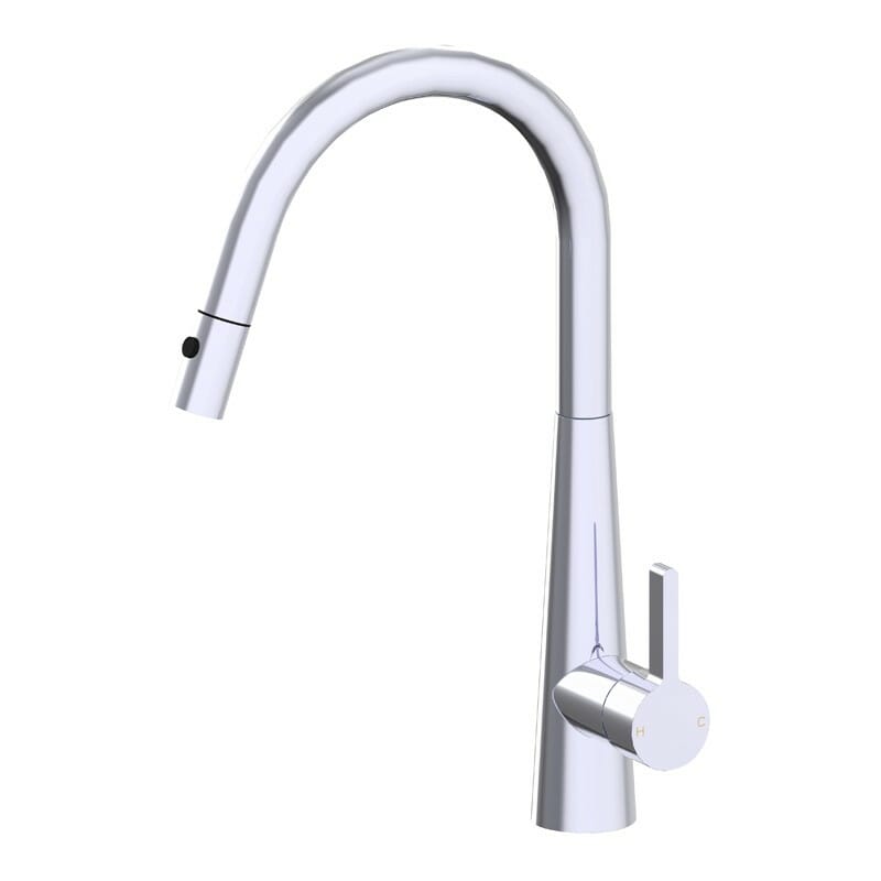 PC1017SB - Otus Lux Pull Out Sink Mixer - Chrome - SinkSupplier.com.au